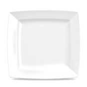 CHURCHILL ALCHEMY FINE CHINA WHITE ENERGY SQUARE PLATE 9.2inch