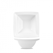 CHURCHILL ALCHEMY FINE CHINA WHITE ENERGY SQUARE BOWL 10OZ