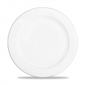CHURCHILL ALCHEMY FINE CHINA WHITE ROUND PLATE 10inch