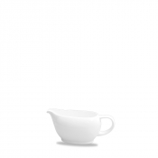 CHURCHILL ALCHEMY FINE CHINA WHITE MINI SAUCE BOAT 5.3OZ