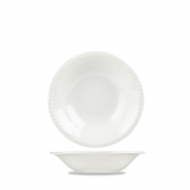 CHURCHILL SUPER VITRIFIED BUCKINGHAM WHITE OATMEAL BOWL 13.7OZ