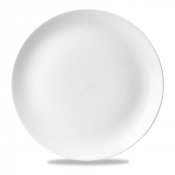 CHURCHILL SUPER VITRIFIED EVOLVE WHITE COUPE PLATE 11.3inch