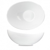 CHURCHILL MELAMINE MOONSTONE BUFFET BOWL WHITE 158OZ