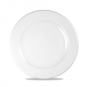 CHURCHILL SUPER VITRIFIED WHITE PROFILE PLATE 8.3inch