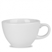 CHURCHILL SUPER VITRIFIED WHITE PROFILE TEA CUP 8OZ
