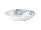 CHURCHILL SUPER VITRIFIED STUDIO PRINTS HAZE BLUE COUPE BOWL 40OZ