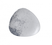 CHURCHILL SUPER VITRIFIED STUDIO PRINTS HAZE BLUE TRIANGULAR PLATE 9inch