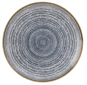 CHURCHILL SUPER VITRIFIED STUDIO PRINTS SLATE BLUE COUPE PLATE 11.3inch