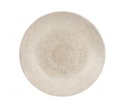 CHURCHILL SUPER VITRIFIED STUDIO PRINTS RAKU AGATE GREY DEEP COUPE PLATE 11inch