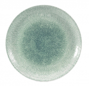 CHURCHILL SUPER VITRIFIED STUDIO PRINTS RAKU JADE GREEN COUPE PLATE 11.3inch