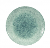 CHURCHILL SUPER VITRIFIED STUDIO PRINTS RAKU JADE GREEN COUPE PLATE 10.2inch
