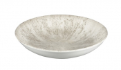 CHURCHILL SUPER VITRIFIED STUDIO PRINTS STONE AGATE GREY COUPE BOWL 40OZ