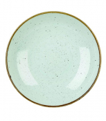 CHURCHILL SUPER VITRIFIED STONECAST DUCK EGG BLUE COUPE BOWL 15OZ