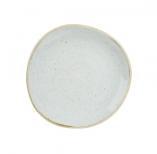 CH STONECAST BLUE ROUND TRACE PLATE 8 1/4inch X12 SDESOG81