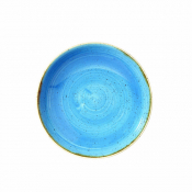 CHURCHILL SUPER VITRIFIED STONECAST CORNFLOWER BLUE COUPE BOWL 40OZ