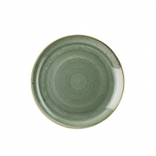 CHURCHILL SUPER VITRIFIED STONECAST PEPPERCORN GREY COUPE PLATE 8.5inch