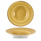CHURCHILL SUPER VITRIFIED STONECAST MUSTARD SEED WIDE RIM BOWL 16.5OZ