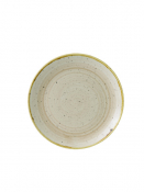 CHURCHILL SUPER VITRIFIED STONECAST NUTMEG CREAM COUPE PLATE 8.5inch