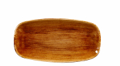 CHURCHILL SUPER VITRIFIED STONECAST PATINA VINTAGE COPPER OBLONG PLATE 14X7.4inch