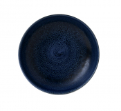 CHURCHILL SUPER VITRIFIED STONECAST PLUME ULTRAMARINE COUPE BOWL 40OZ