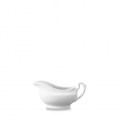 CHURCHILL SUPER VITRIFIED WHITE MINI SAUCE BOAT 3.9OZ