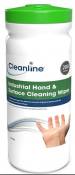 CLEANLINE HAND & SURFACE CLEANING 200 WIPES TUB