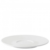 UTOPIA ANTON BLACK FINE CHINA COUPE SAUCER 5.8inch