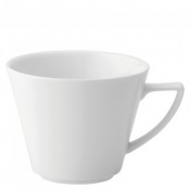 UTOPIA ANTON BLACK FINE CHINA DECO V SHAPED CUP 3OZ
