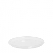 ANSON ROUND CLEAR DELI POT LID 103MMX10MM 13925 RPET50 PLUG