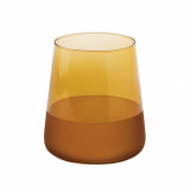 WATER CARAFE & TUMBLERS MATTE AMBER TUMBLER 380ML