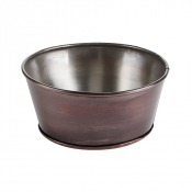 ANTIQUE SILVER RANGE SERVICE BOWL ANTIQUE COPPER 16CM