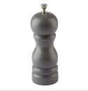 6inch GREY RUBBER WOOD SALT MILL