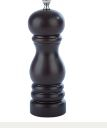 6inch BROWN RUBBER WOOD SALT MILL