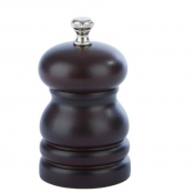 3inch BROWN RUBBER WOOD PEPPER MILL