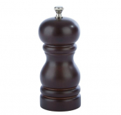4.5inch BROWN RUBBER WOOD PEPPER MILL