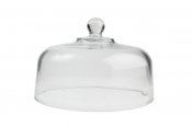 PLAIN GLASS CAKE DOME 260MM X 170MM HIGH 13051