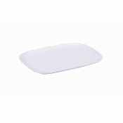 GENWARE WHITE PORCELAIN ELLIPSE RECTANGULAR PLATE 9X6.5inch