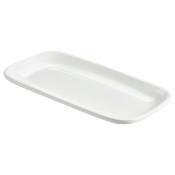 GENWARE WHITE PORCELAIN RECTANGULAR PLATE 11.6X5.9inch