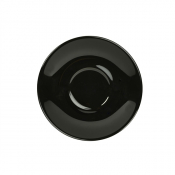 GENWARE PORCELAIN BLACK SAUCER 6.3inch
