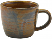 GENWARE TERRA PORCELAIN RUSTIC COPPER ESPRESSO CUP 3OZ