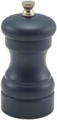 BLUE WOODEN SALT/PEPPER GRINDER 10CM