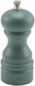OLIVE GREEN WOODEN SALT/PEPPER GRINDER 13CM