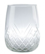 DPS STEMLESS ROCOCO GLASS 16OZ X6