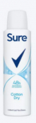 SURE COTTON DRY ANTI PERSPIRANT DEODORANT 150ML