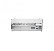 ARCTICA REFRIGERATED PREP TOP UNIT 7X 1/4GN GLASSTOP