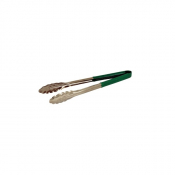 Stainless Steel SERVING TONG GREEN 12inch