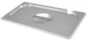 STAINLESS STEEL GASTRONORM PAN NOTCHED LID 1/3 GN13-NLID