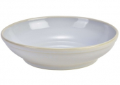GENWARE TERRA STONEWARE RUSTIC WHITE COUPE BOWL 45.8OZ
