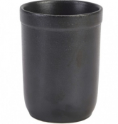 GENWARE FORGE STONEWARE BLACK CUTLERY HOLDER 3.5inch
