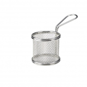 SERVING FRY BASKET ROUND 9.3 X 9CM            X6